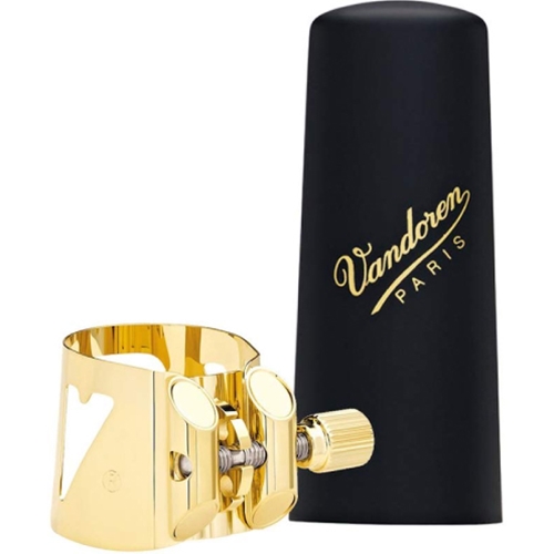 Vandoren LC08P Optimum Tenor Sax Ligature - Gold-Gilded