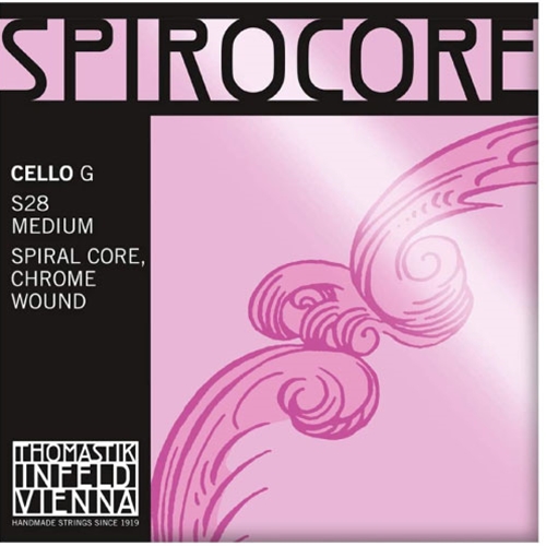 Thomastik S28 Spirocore 4/4 Cello Chrome G String