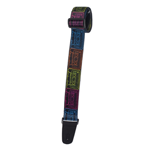 Henry Heller HSUB2-61 Neon Cassette Guitar Strap