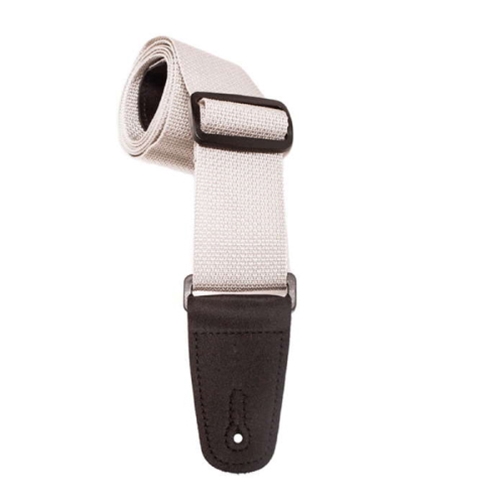 Henry Heller HPOLM-SVR Silver Polypropylene Guitar Strap