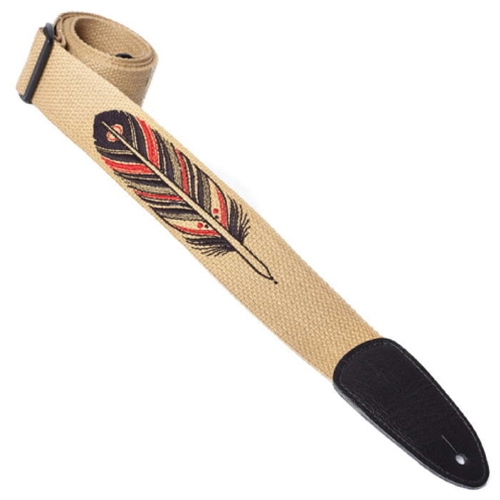 Henry Heller HDH-02 Embroidered Feather Guitar Strap