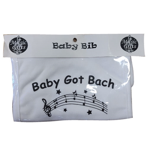 Music Gifts BIB03 Baby Got Bach bib