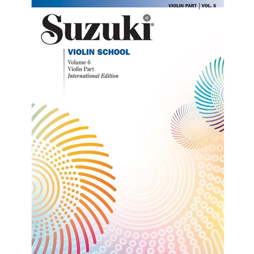 Suzuki Violin School International Edition, Volume 6 - Book/CD