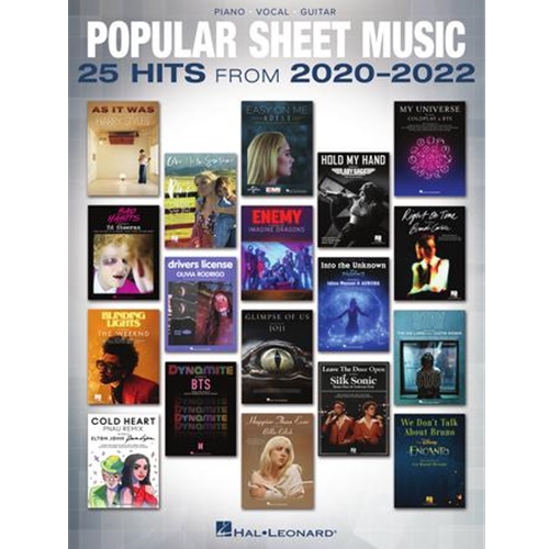 Popular Sheet Music
25 Hits from 2020-2022