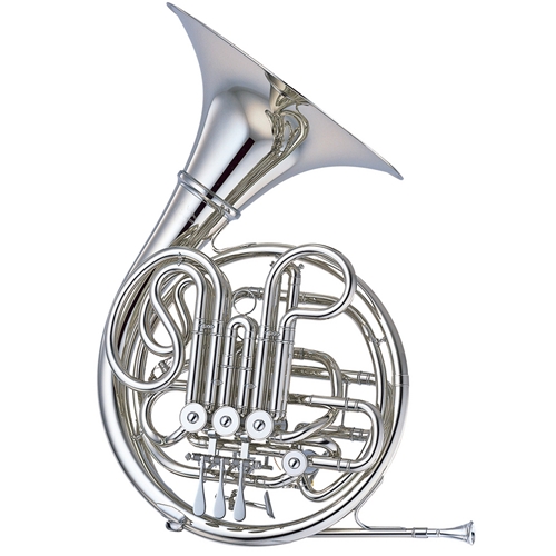 Yamaha  YHR-668NDII Kruspe Style Professional Double French Horn with Detachable Bell - Nickel-Silver