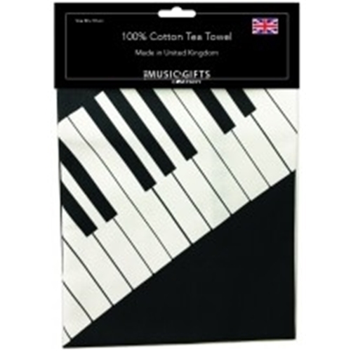 Music Gifts TT01 Keyboard Tea Towel