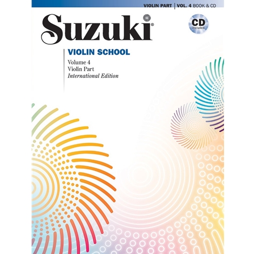 Suzuki Violin School International Edition, Volume 4 - Book/CD