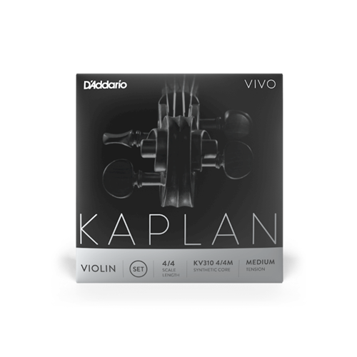 D'Addario KV3104/4M Kaplan Vivo 4/4 Violin String Set - Medium