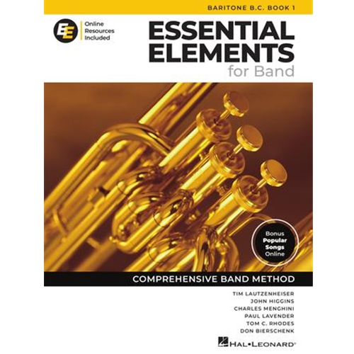 Essential Elements for Band, Book 1 - Baritone B.C.