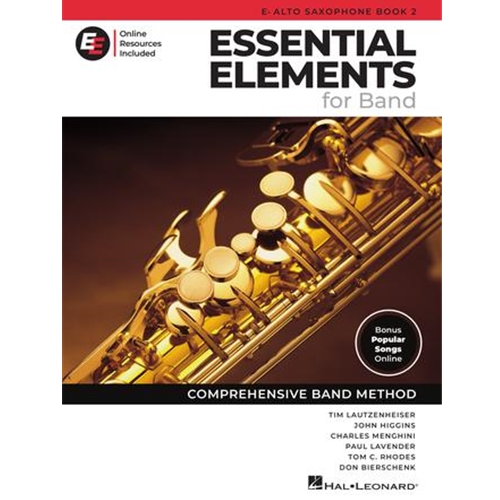 Essential Elements for Band, Book 2 - Eb Alto Saxophone