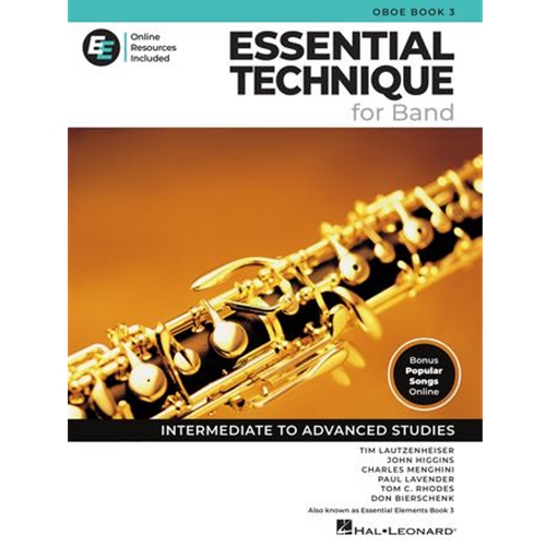 Essential Technique for Band (Essential Elements, Book 3) - Oboe