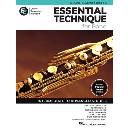 Essential Technique for Band (Essential Elements, Book 3) - Bb Bass Clarinet