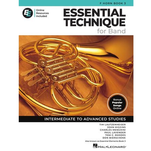 Essential Technique for Band (Essential Elements, Book 3) - French Horn