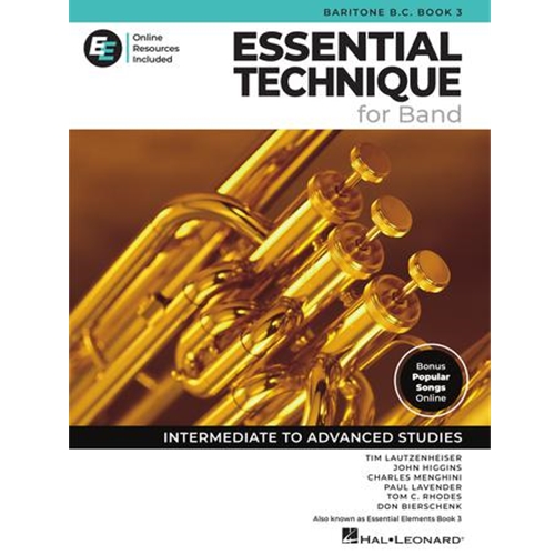 Essential Technique for Band (Essential Elements, Book 3) - Baritone B.C.