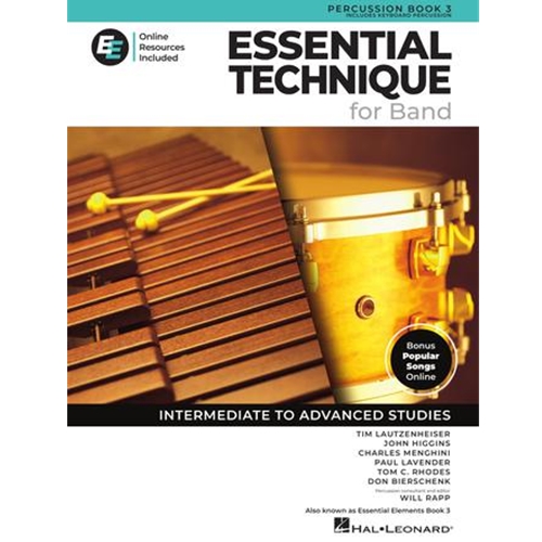 Essential Technique for Band (Essential Elements, Book 3) - Percussion