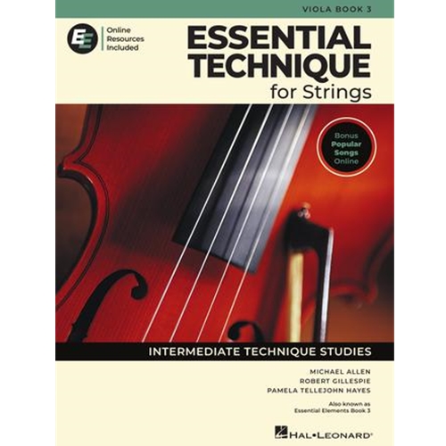 Essential Technique for Strings (Essential Elements, Book 3) - Viola