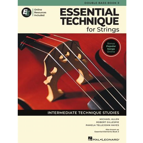 Essential Technique for Strings (Essential Elements, Book 3) - Double Bass