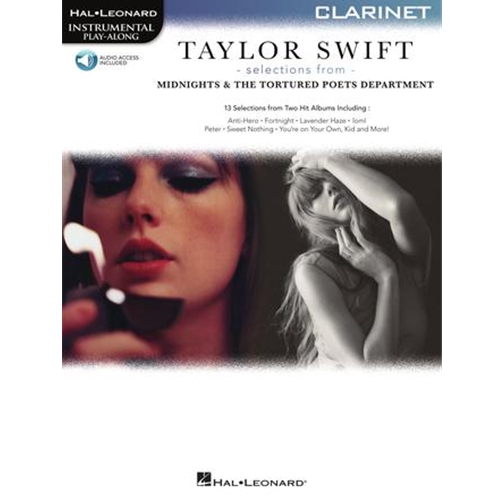 Taylor Swift - Selections from Midnights & The Tortured Poets Department for Clarinet
