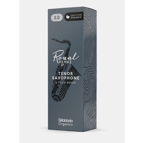 D'Addario RH5TS Royal Hemke Organic Tenor Sax Reeds - 5-pack