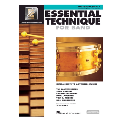 Essential Technique for Band (Essential Elements, Book 3) - Percussion